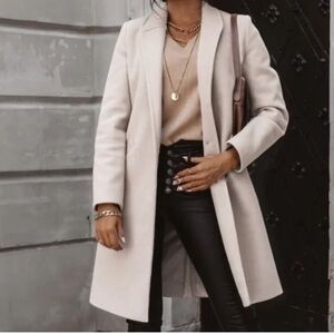 Blush Pink Joe Fresh Peacoat